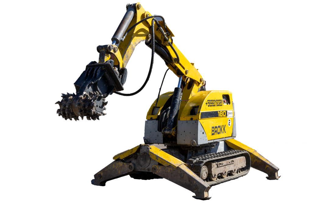 Fresado de muros con equipos a control remoto